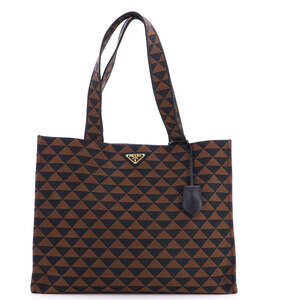 Prada Symbole Shopper Tote Jacquard #250978P22B